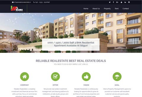 Real estate website for siliguri
